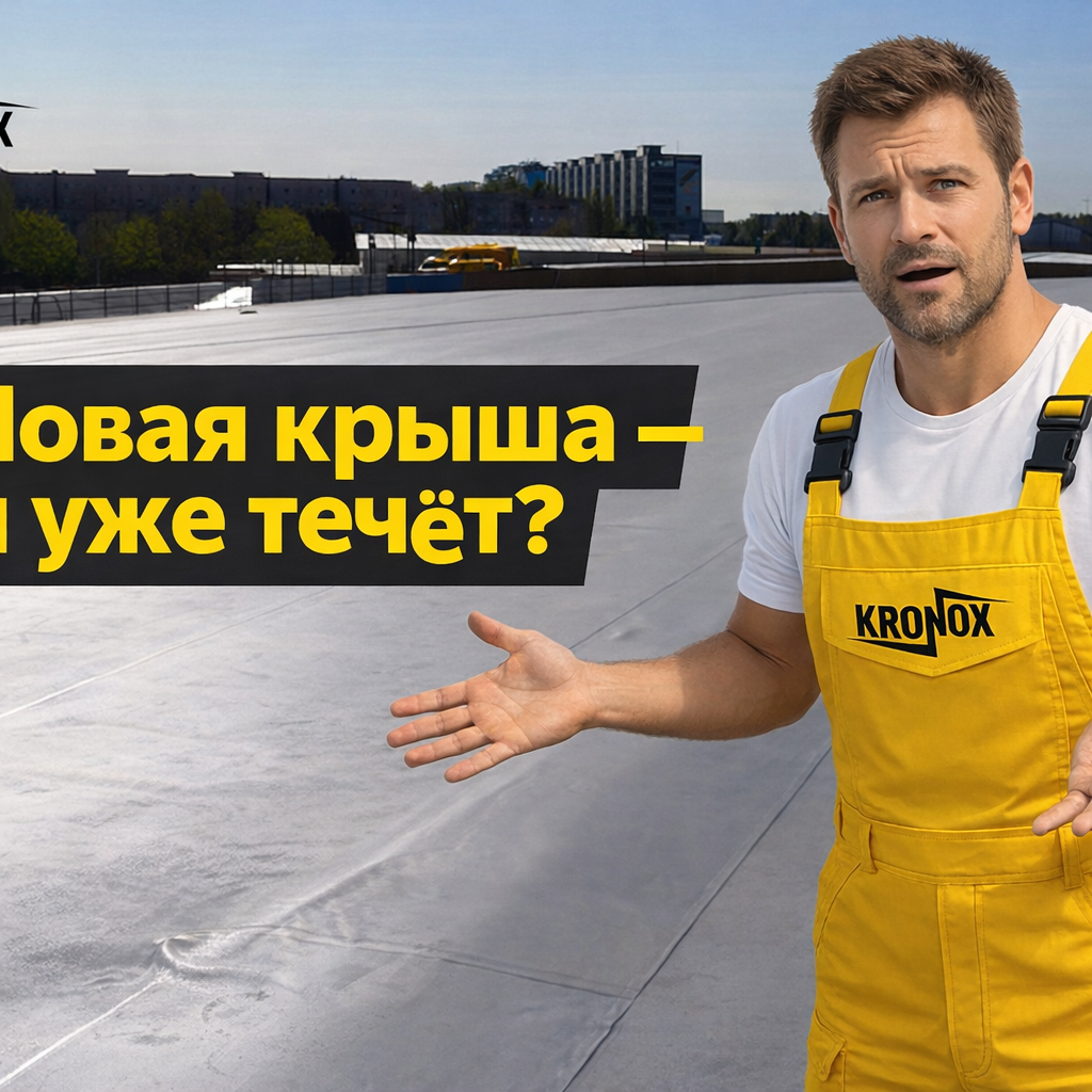 Новая крыша — и уже течёт?